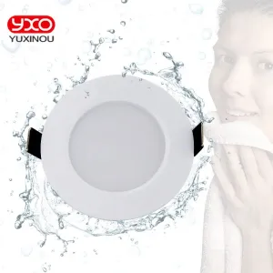1pcs Dimmable Waterproof LED Downlight AC110V 220V 7W/9W/12W/15W/18W/25W/50W LED Bulb Light Recessed LED Spot Light For Bathroom