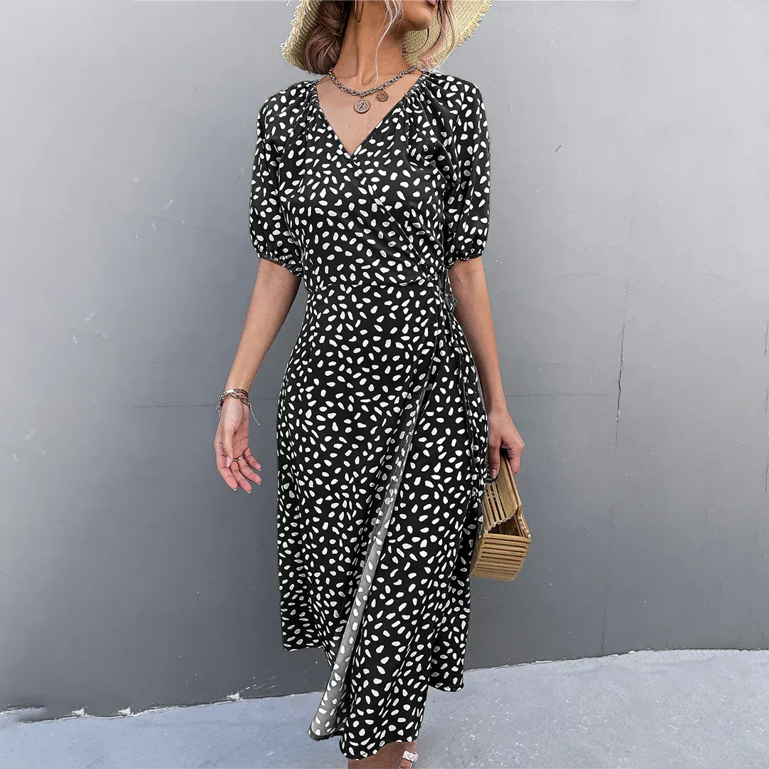 Alkmini Stylish Midi Dress