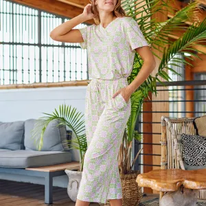 Alli Cropped Pant Pajamas