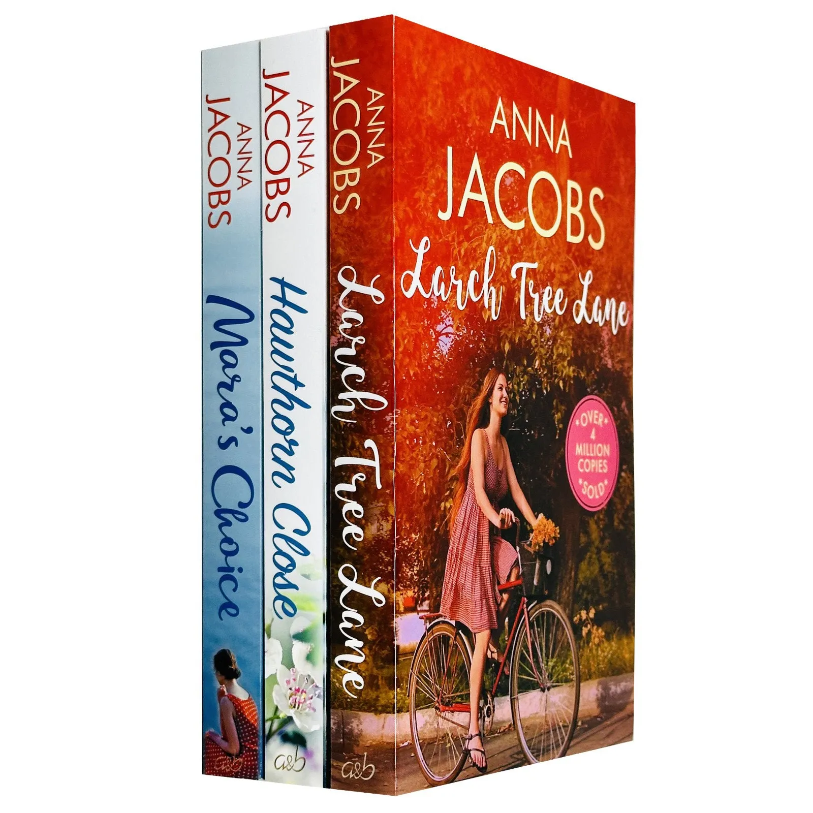 Anna Jacobs Collection 3 Books Set (Larch Tree Lane, Hawthorn Close & Mara's Choice)