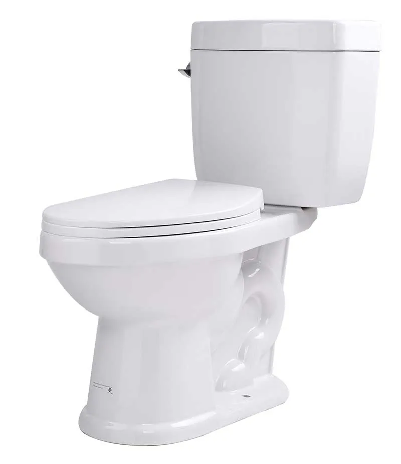 Anzzi Trend 67 in. Acrylic Flatbottom Non-Whirlpool Bathtub with Havasu Faucet and Talos 1.6 GPF Toilet