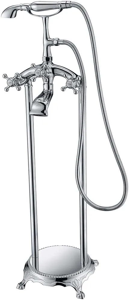 Anzzi Trend 67 in. Acrylic Flatbottom Non-Whirlpool Bathtub with Tugela Faucet and Kame 1.28 GPF Toilet