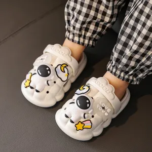 Astronaut Kids Slippers With 3D Stickers