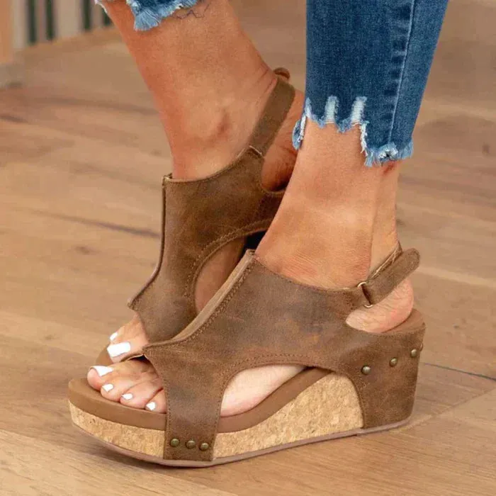 Ava - ELEGANT AND COMFORTABLE WEDGE HEELS SANDALS