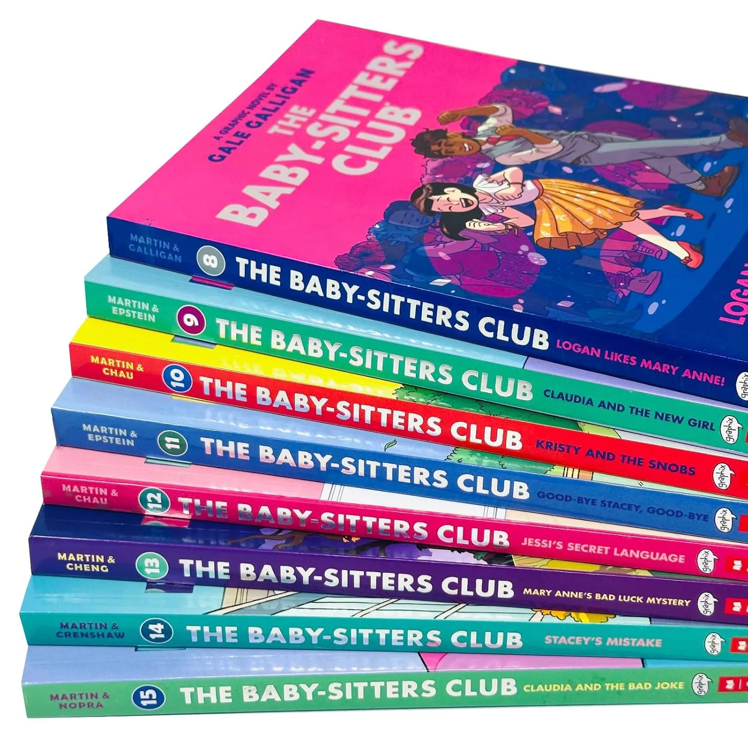 Babysitters Club Graphix #8-15 Books Collection Set: Full-Color Edition (Baby-Sitters Club Graphic Novel)