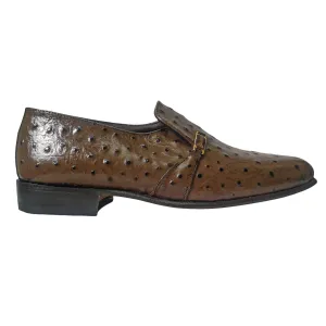 Barker Calvin Brown Ostrich Moccasin