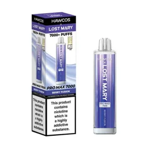 BERRY FUSION - HAWCOS X LOST MARY PRO MAX 7000 DISPOSABLE VAPE - 20MG(2%)