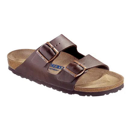 Birkenstock Arizona Soft Footbed Dark Brown Birko-Flor- Regular