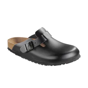 Birkenstock Boston Black - Smooth Leather Narrow