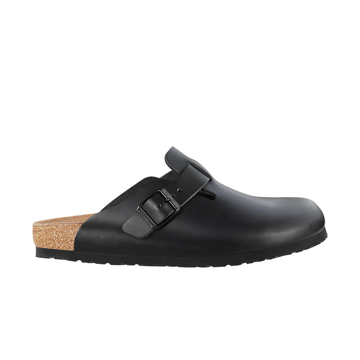 Birkenstock Boston Black - Smooth Leather Narrow