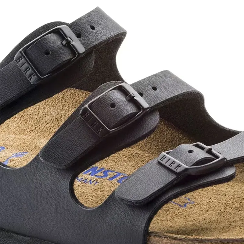 Birkenstock Florida Soft Footbed  Black Birko-Flor™- Regular