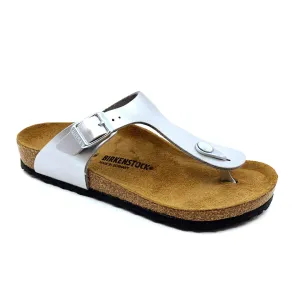 Birkenstock Kids Gizeh Silver - Birkoflor Narrow