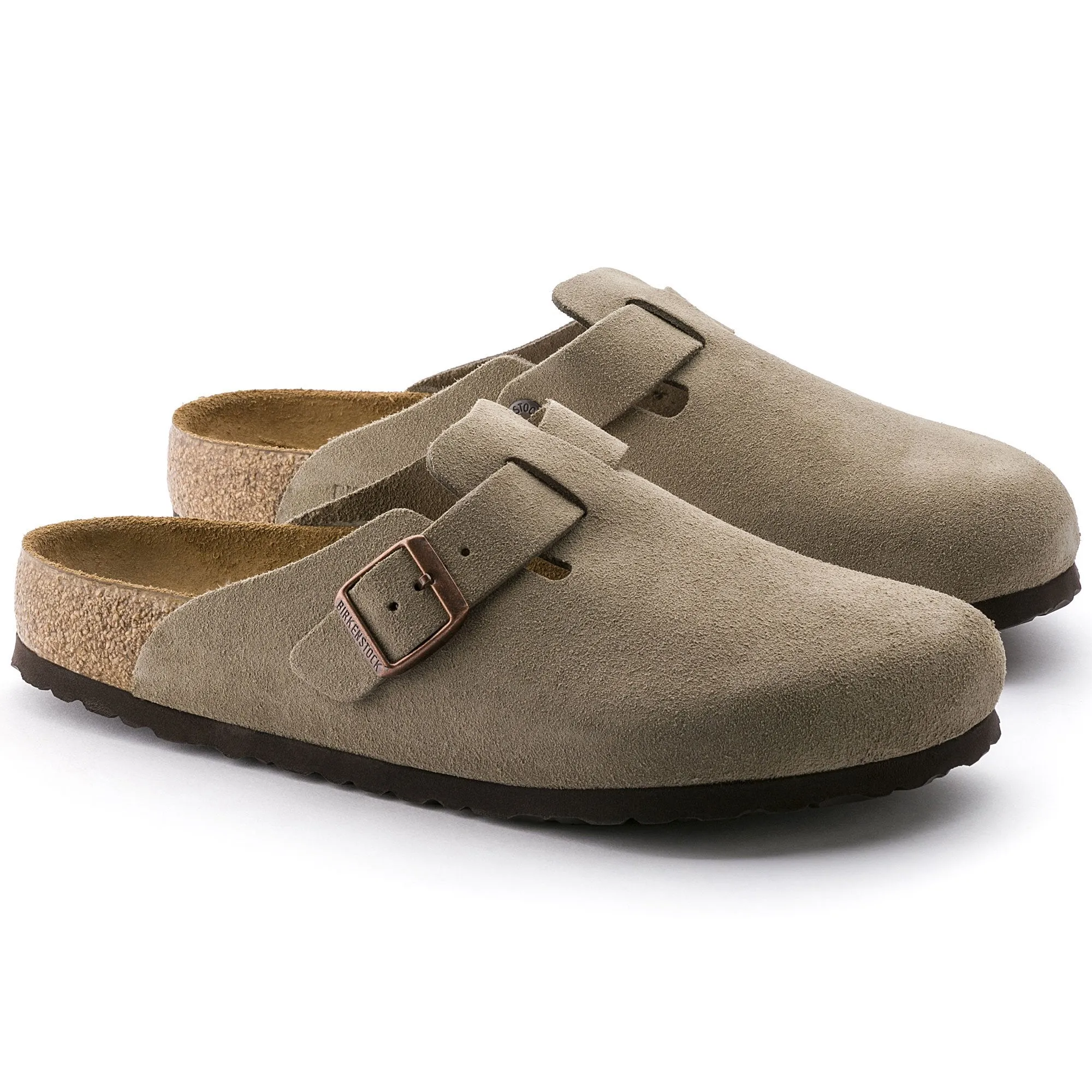 Birkenstock Women's Boston Soft Footbed Suede Leather Sandal