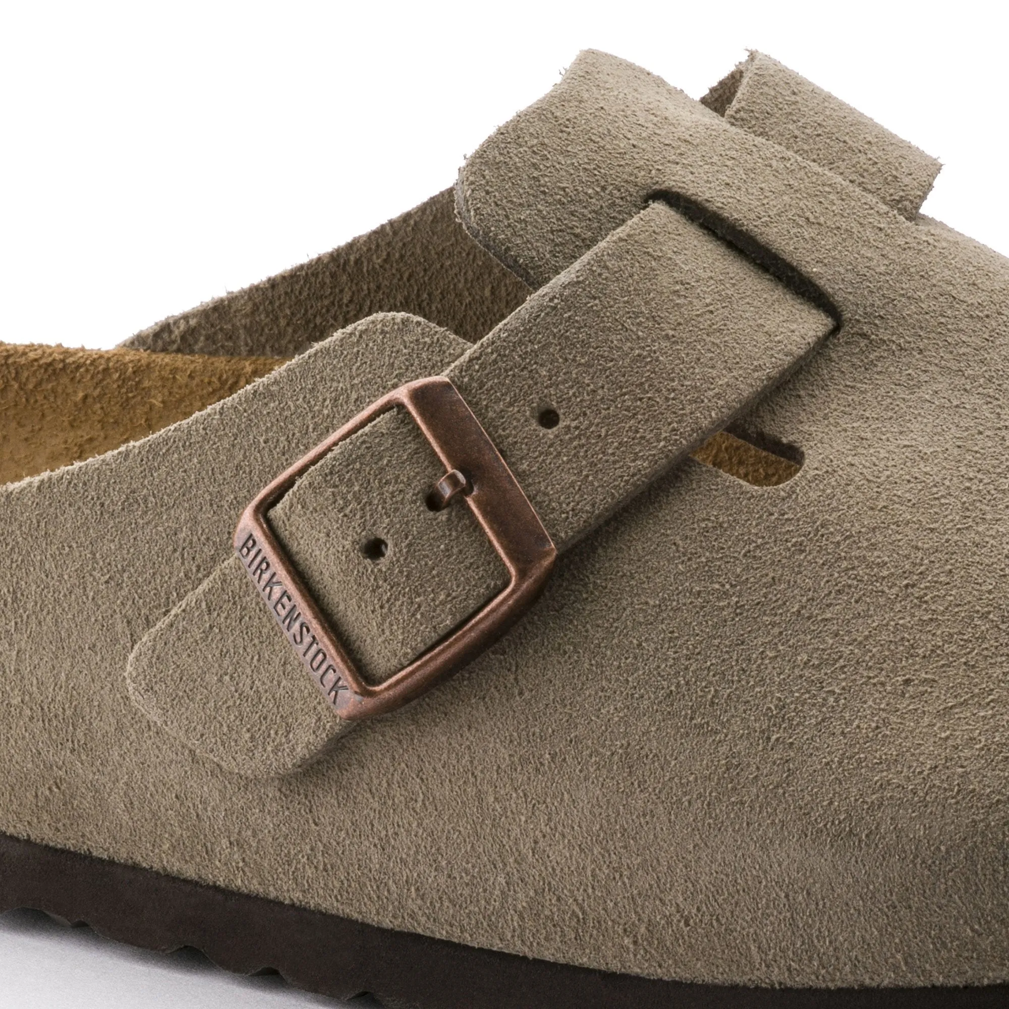 Birkenstock Women's Boston Soft Footbed Suede Leather Sandal