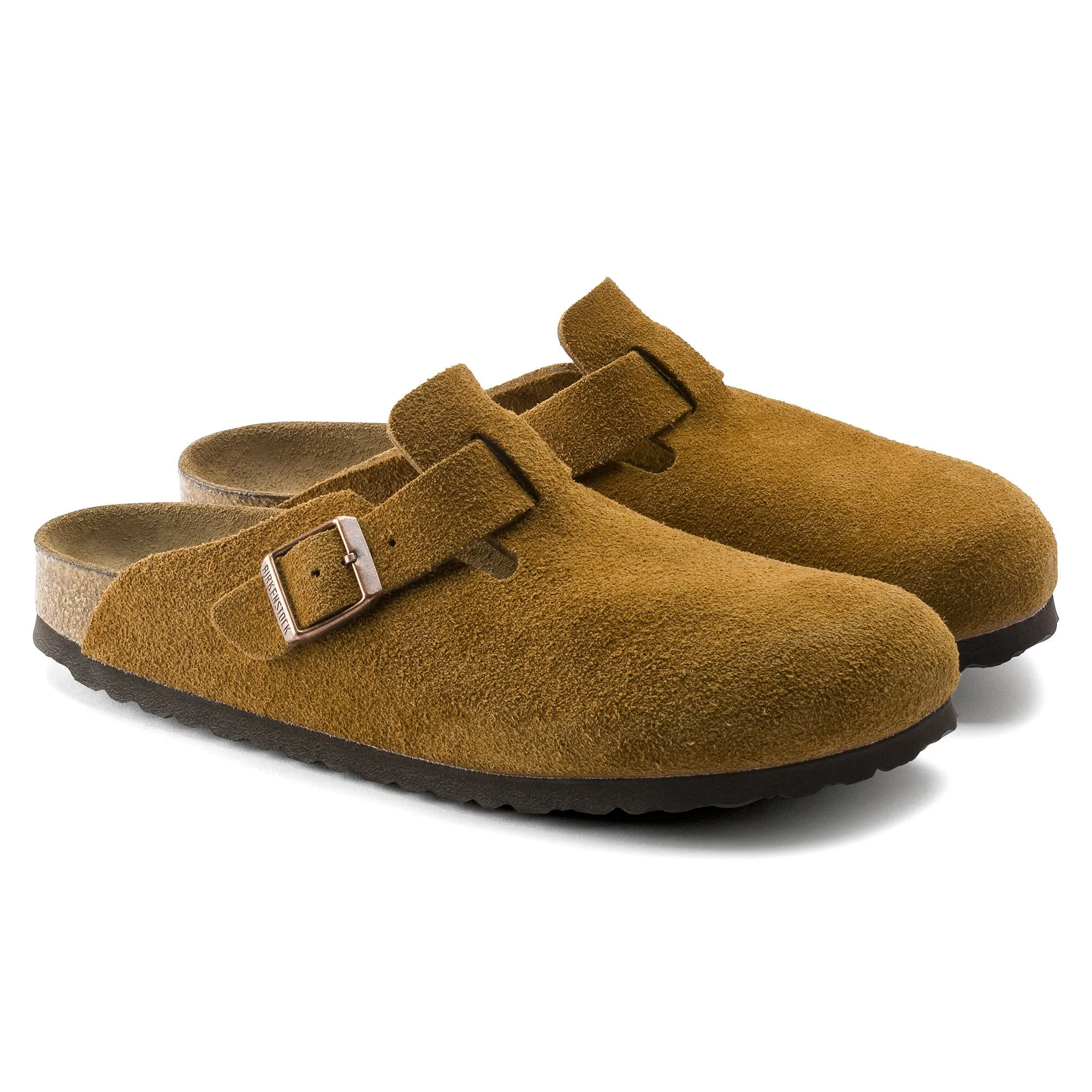 Birkenstock Women's Boston Soft Footbed Suede Leather Sandal