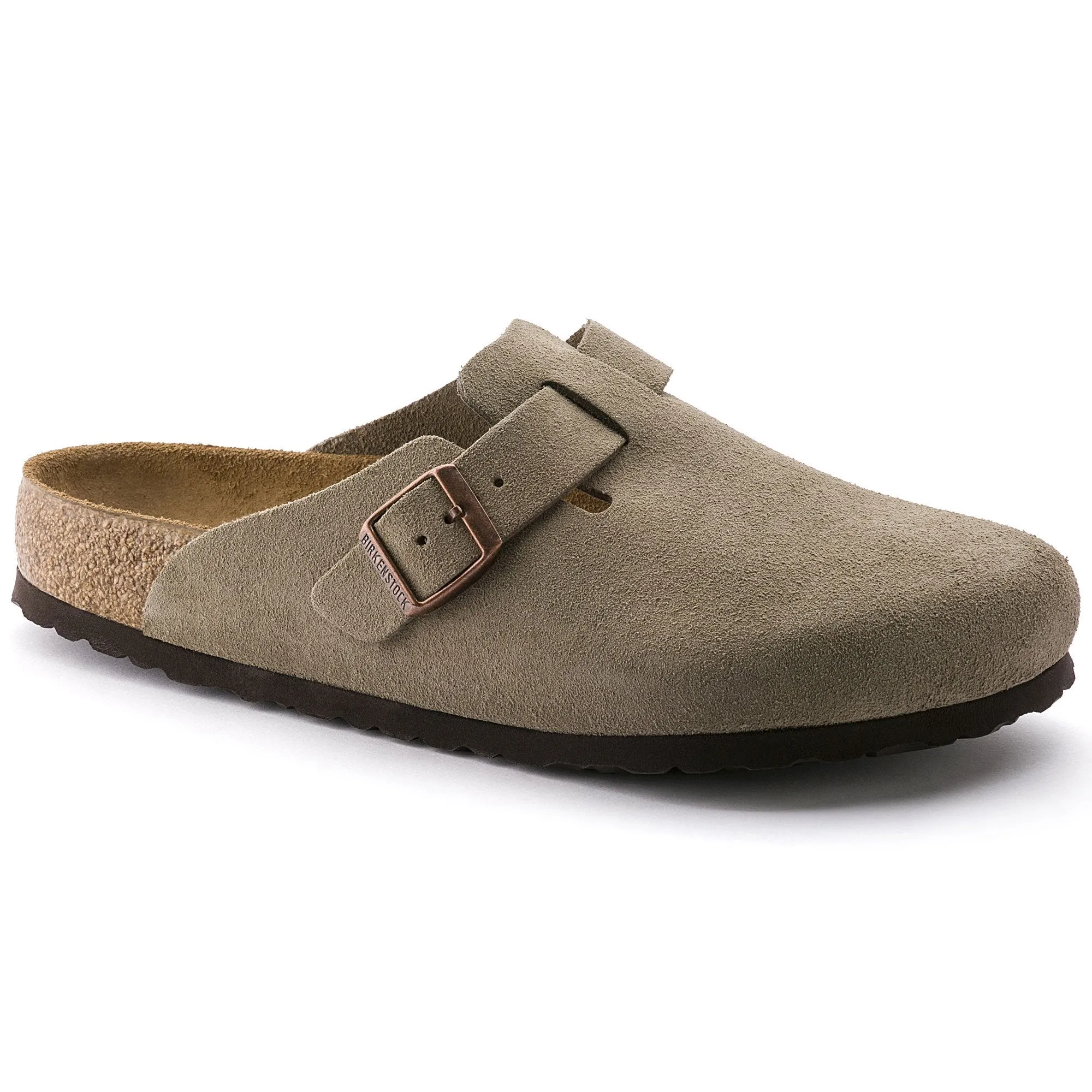 Birkenstock Women's Boston Soft Footbed Suede Leather Sandal