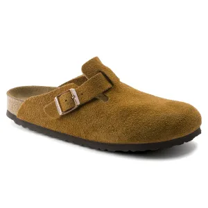 Birkenstock Women's Boston Soft Footbed Suede Leather Sandal
