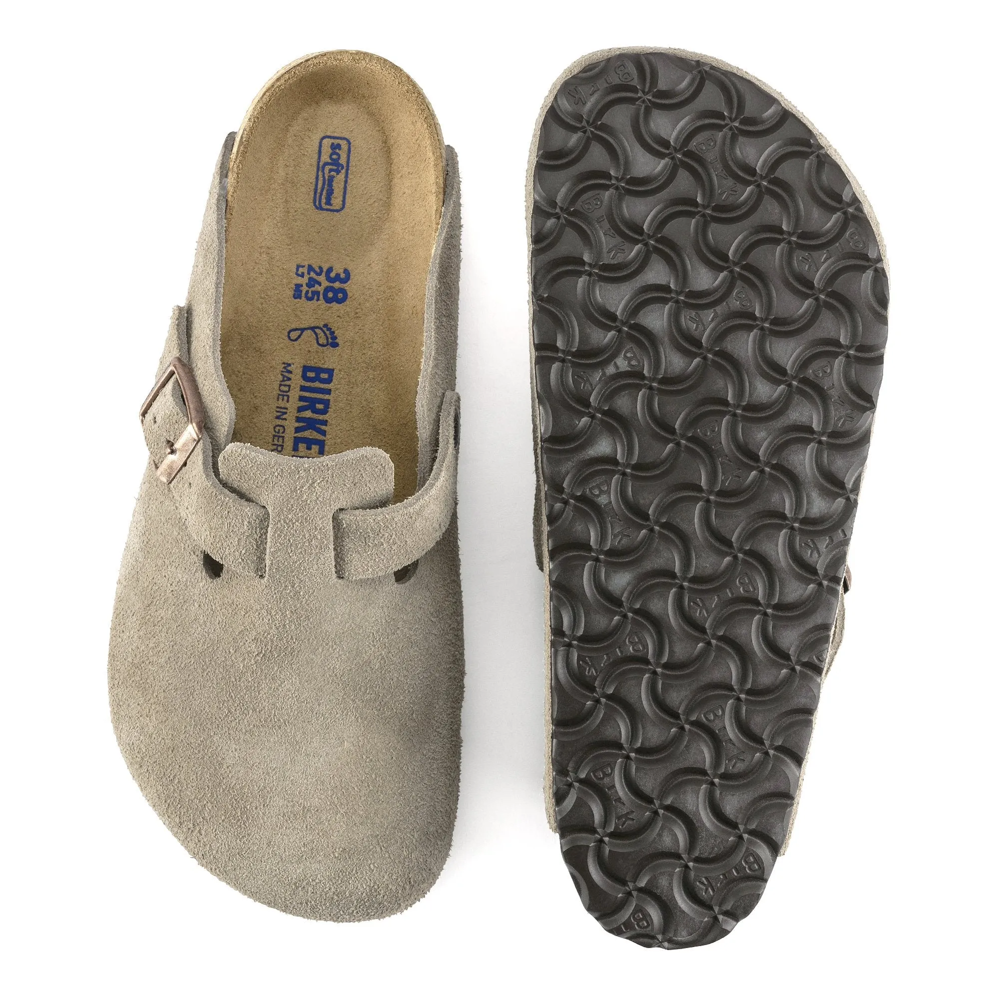 Birkenstock Women's Boston Soft Footbed Suede Leather Sandal
