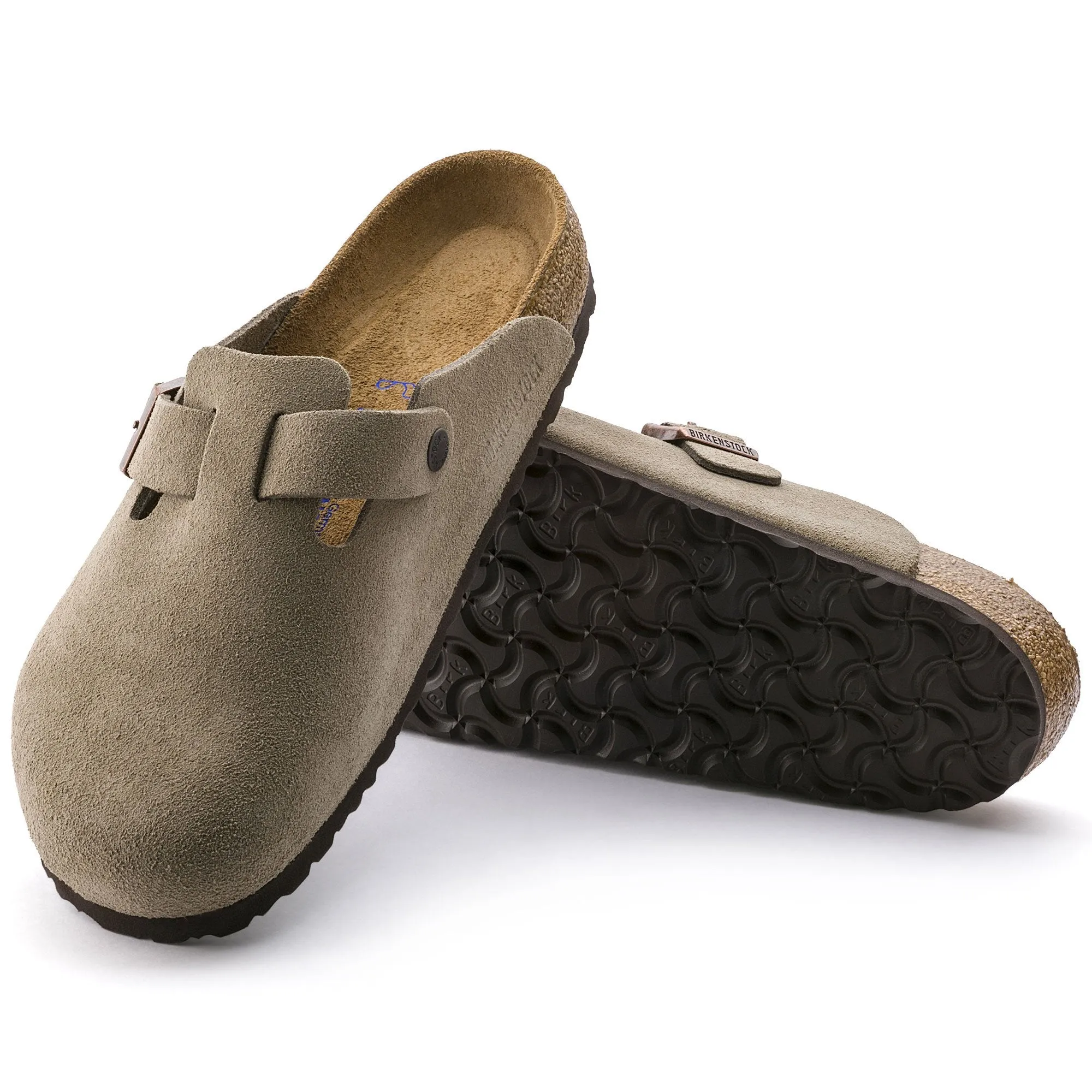 Birkenstock Women's Boston Soft Footbed Suede Leather Sandal