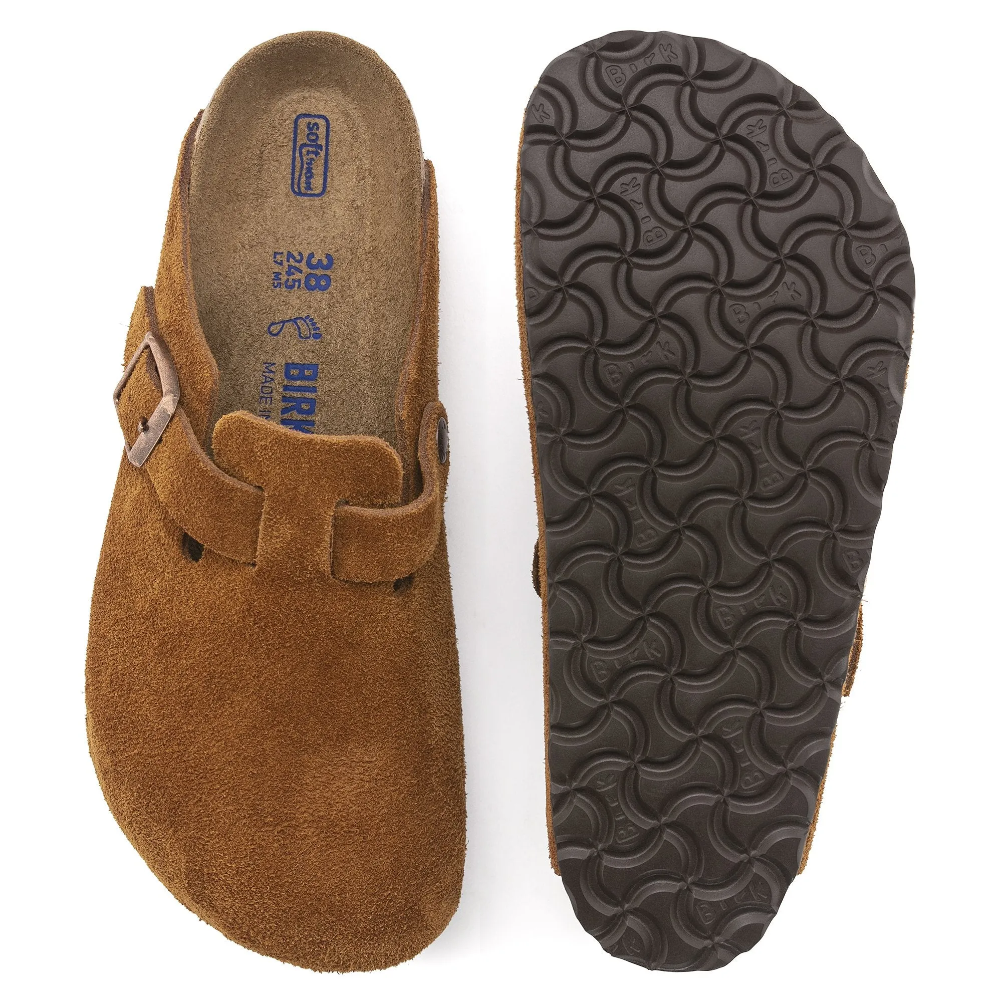 Birkenstock Women's Boston Soft Footbed Suede Leather Sandal