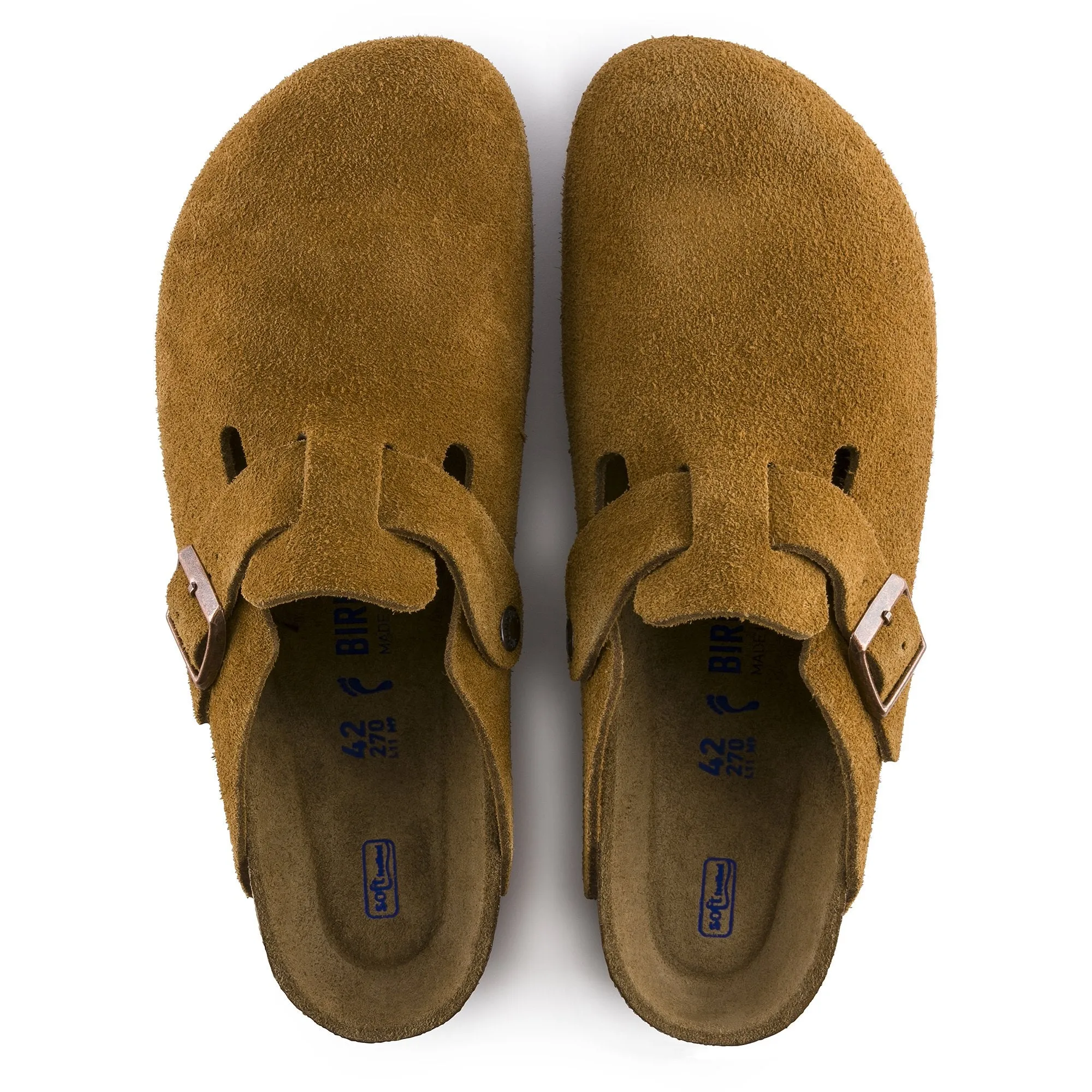 Birkenstock Women's Boston Soft Footbed Suede Leather Sandal