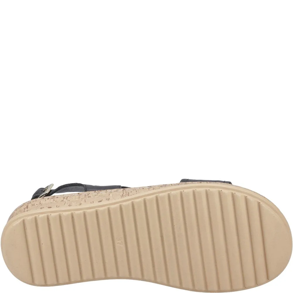 Black Ebony Woven Sandals
