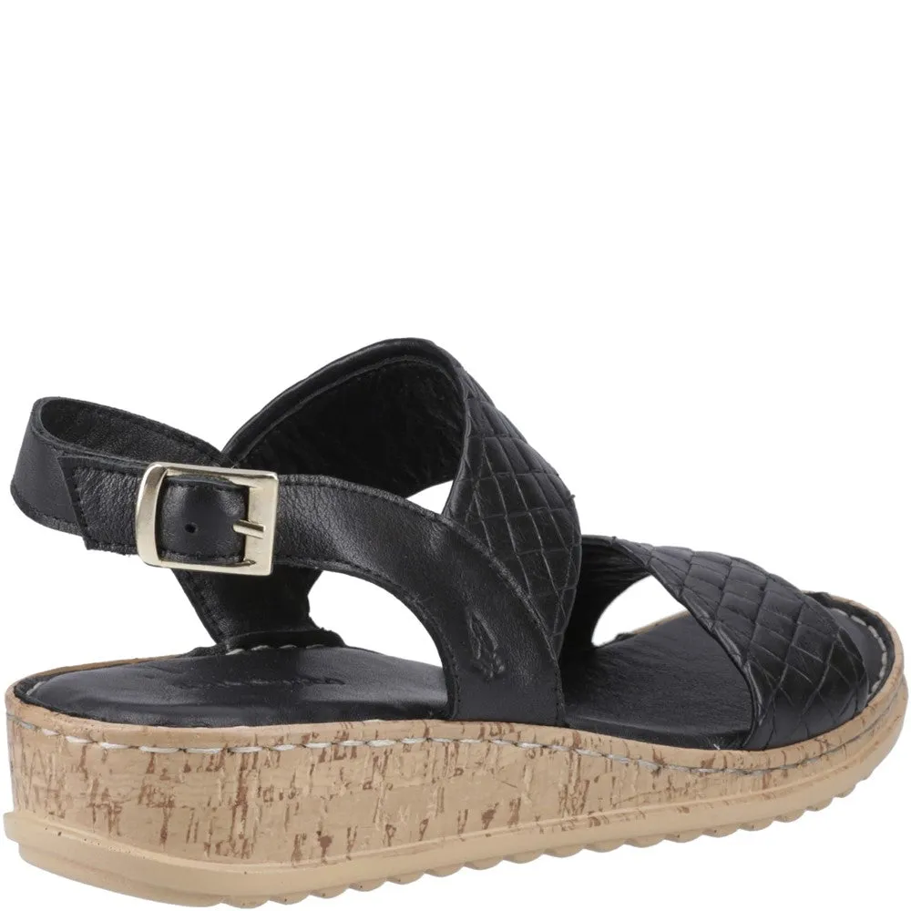 Black Ebony Woven Sandals