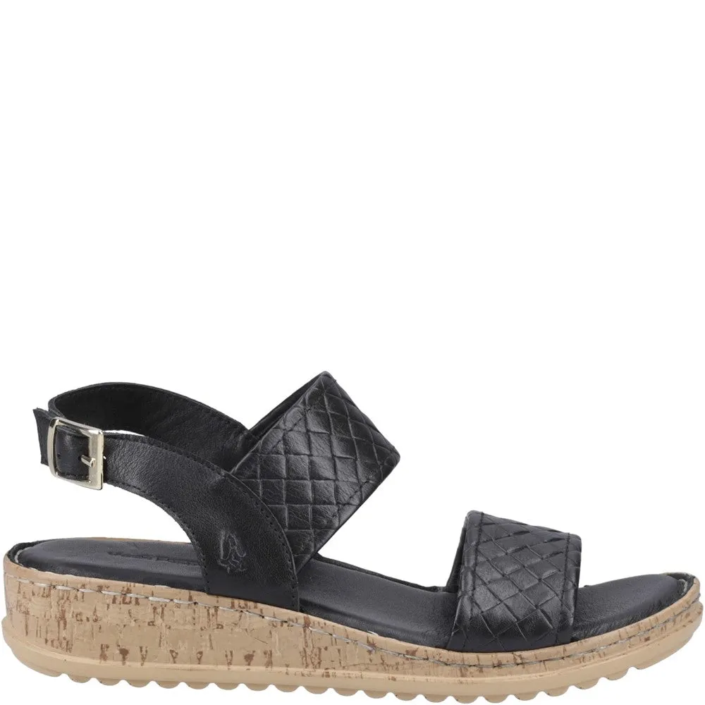Black Ebony Woven Sandals