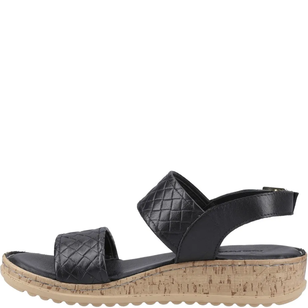 Black Ebony Woven Sandals