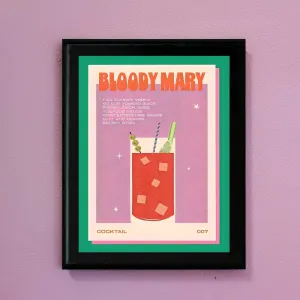 Bloody Mary Cocktail Print