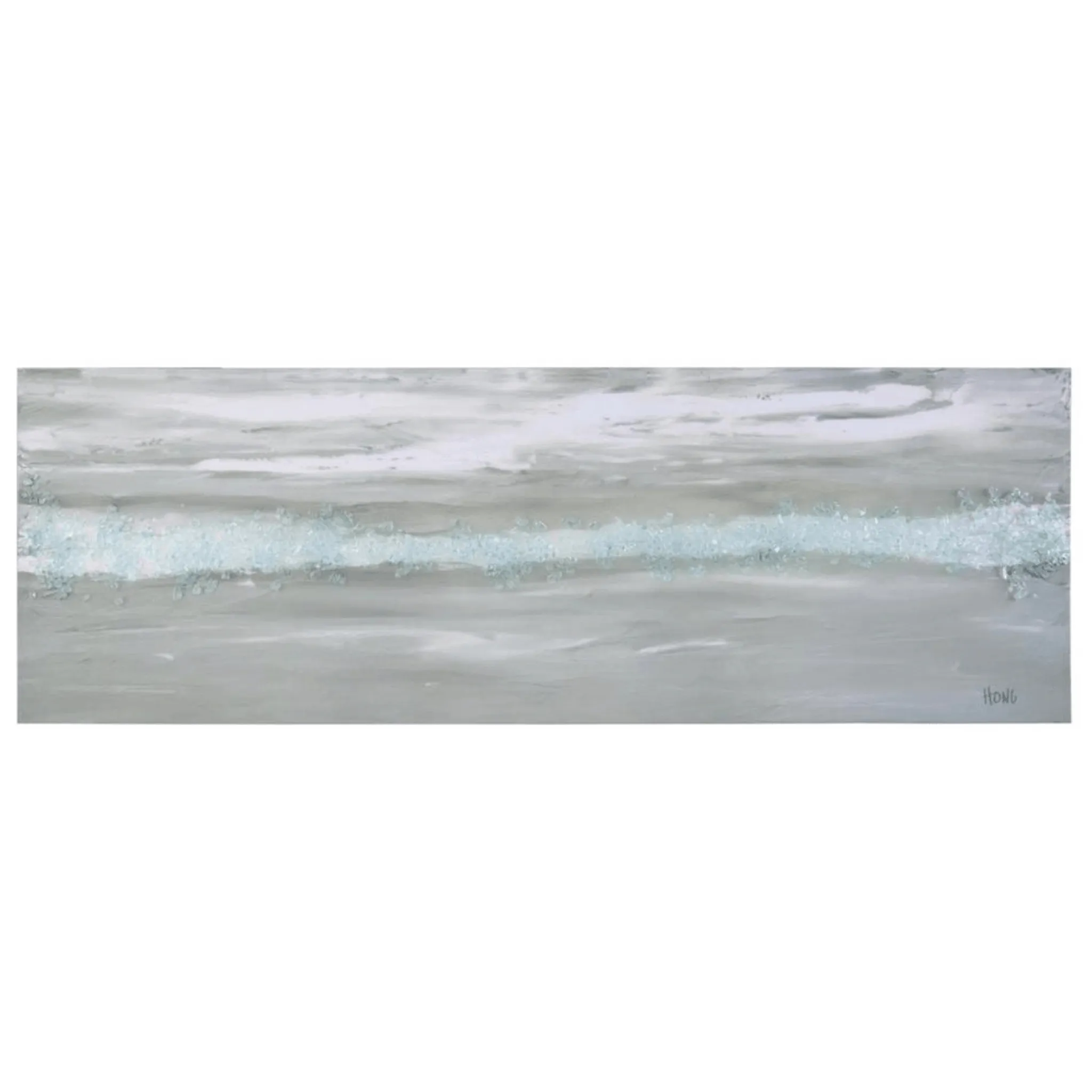 Blue Crush Glass Ocean Giclee