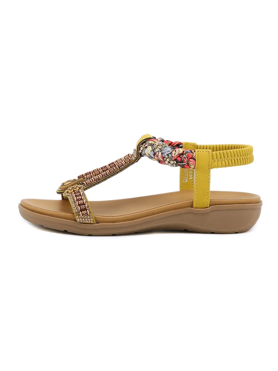 Bohemia Retro Embellished Slingback