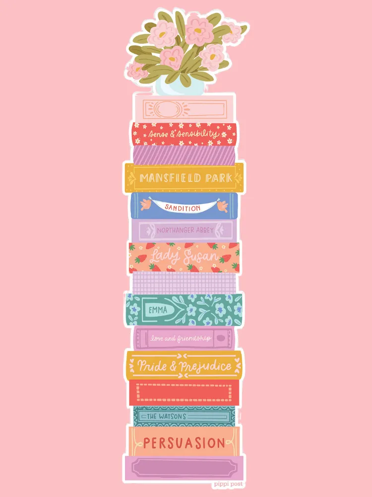 Book Mark - Jane Austen Book Stack