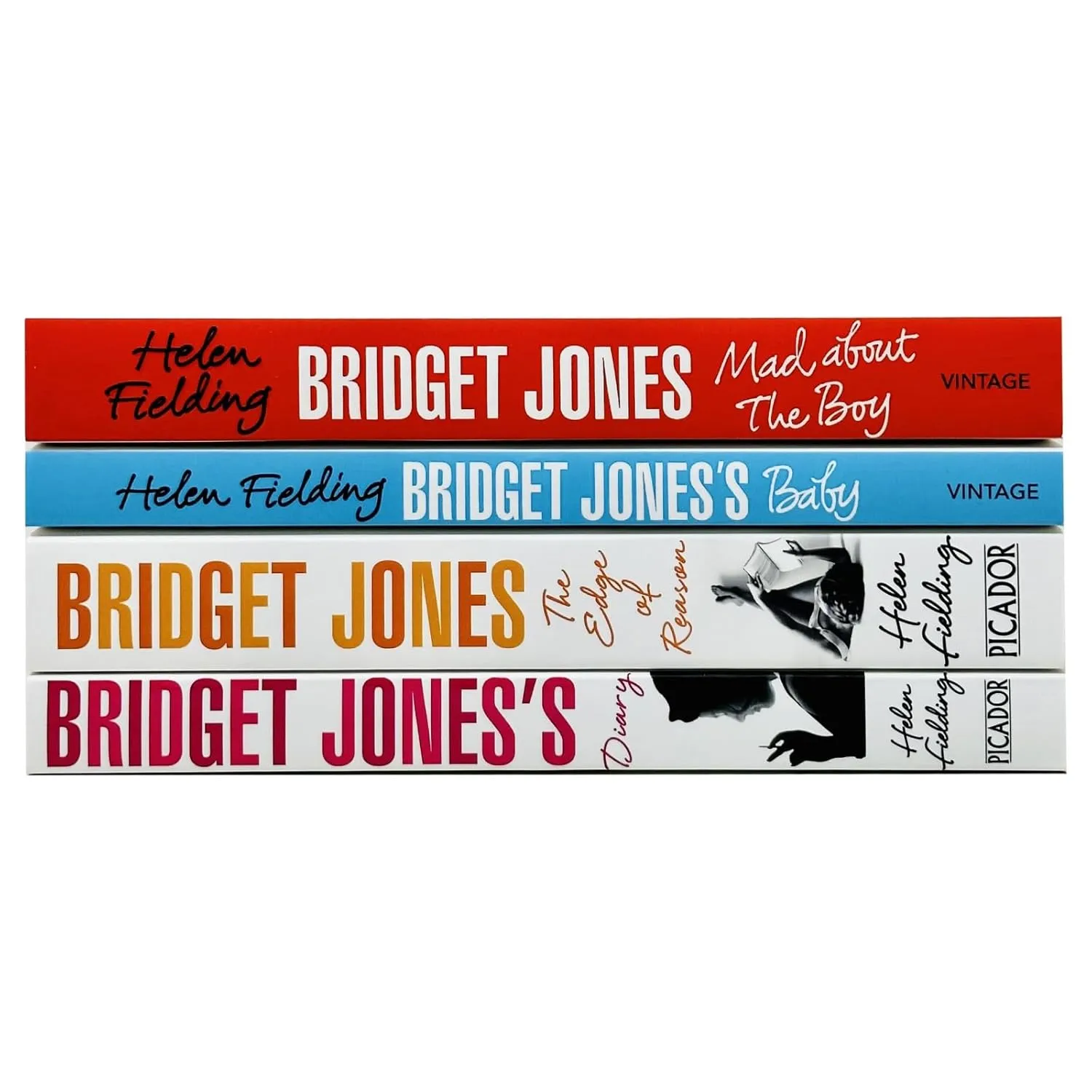 Bridget Jones Series By Helen Fielding Complete 4 Books Collection Set
