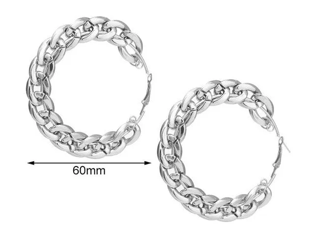 Camilla Cuban Hoop Earrings