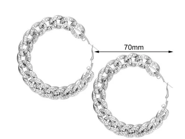 Camilla Cuban Hoop Earrings