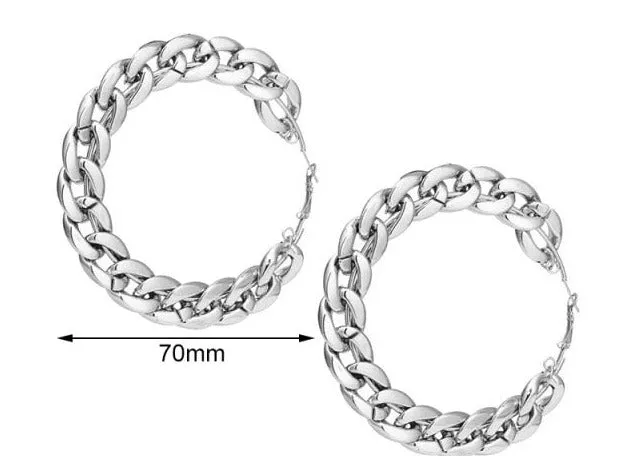 Camilla Cuban Hoop Earrings