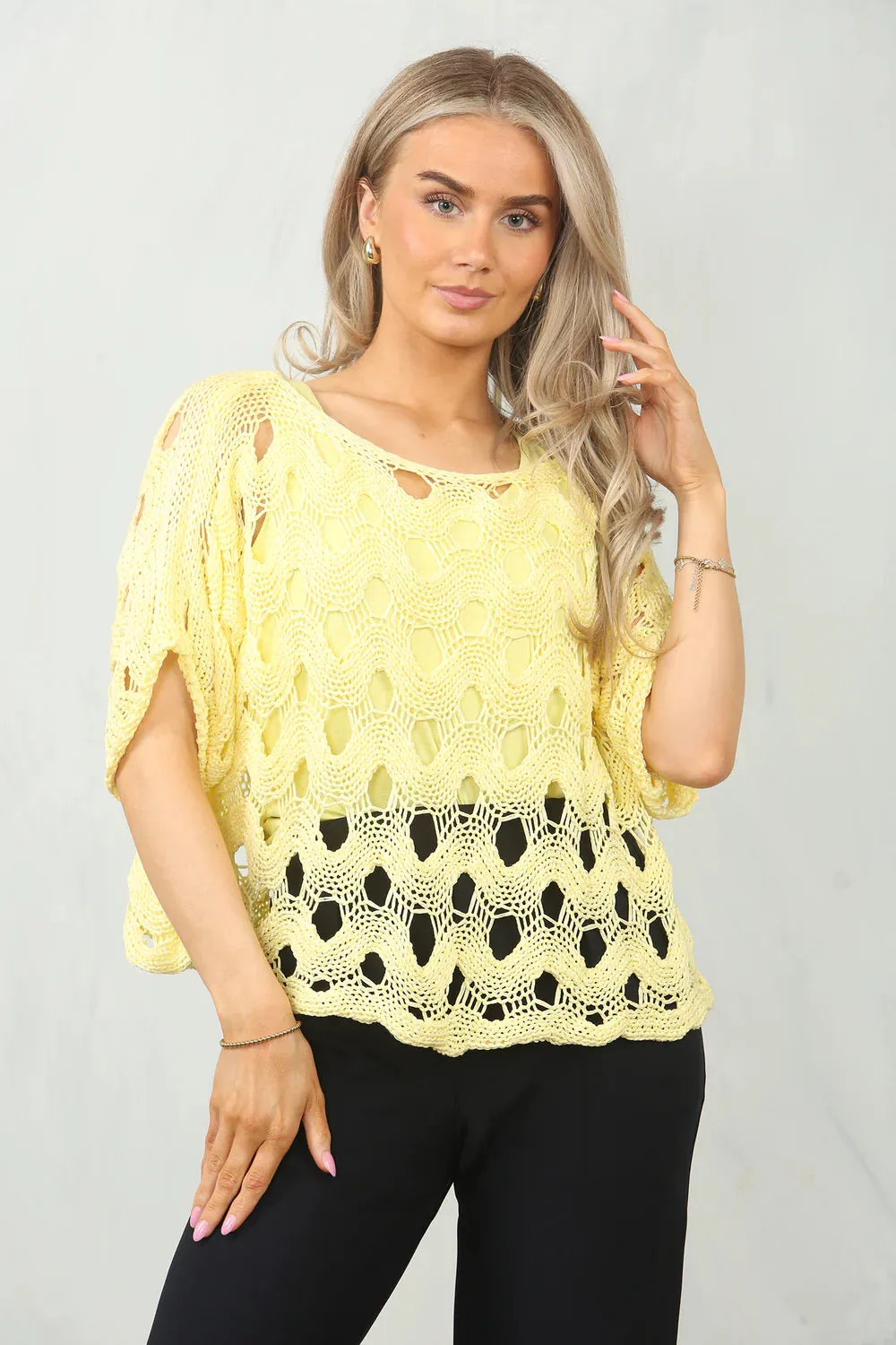 Cap Sleeve Pattern Crochet Top