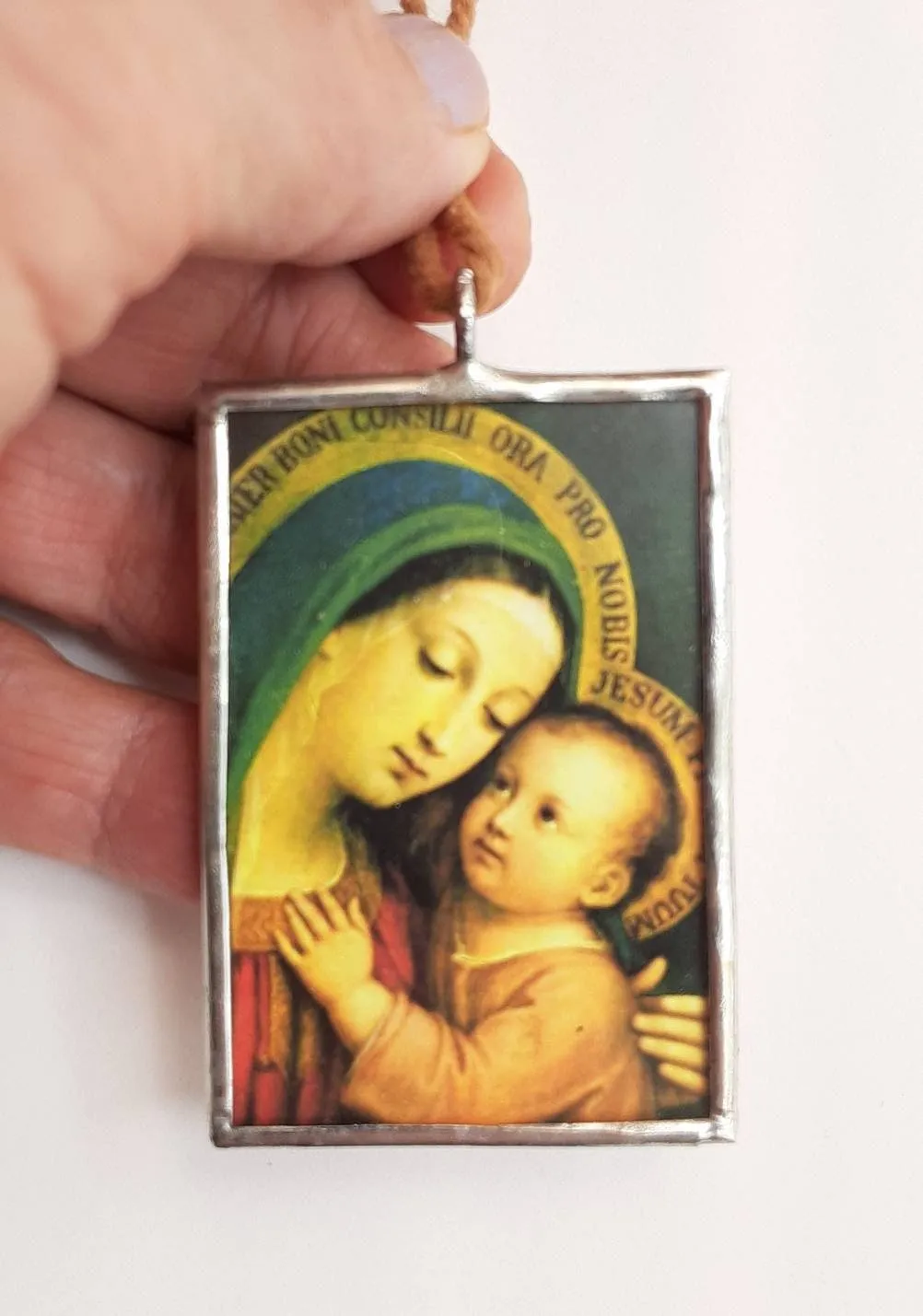 Christmas Ornament Our Lady of Good Counsel Madonna and Child