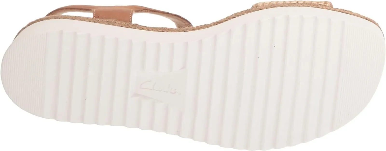 Clarks Women's Lana Shore Flat Sandal 26164475 Light Tan Leather Brown 10M