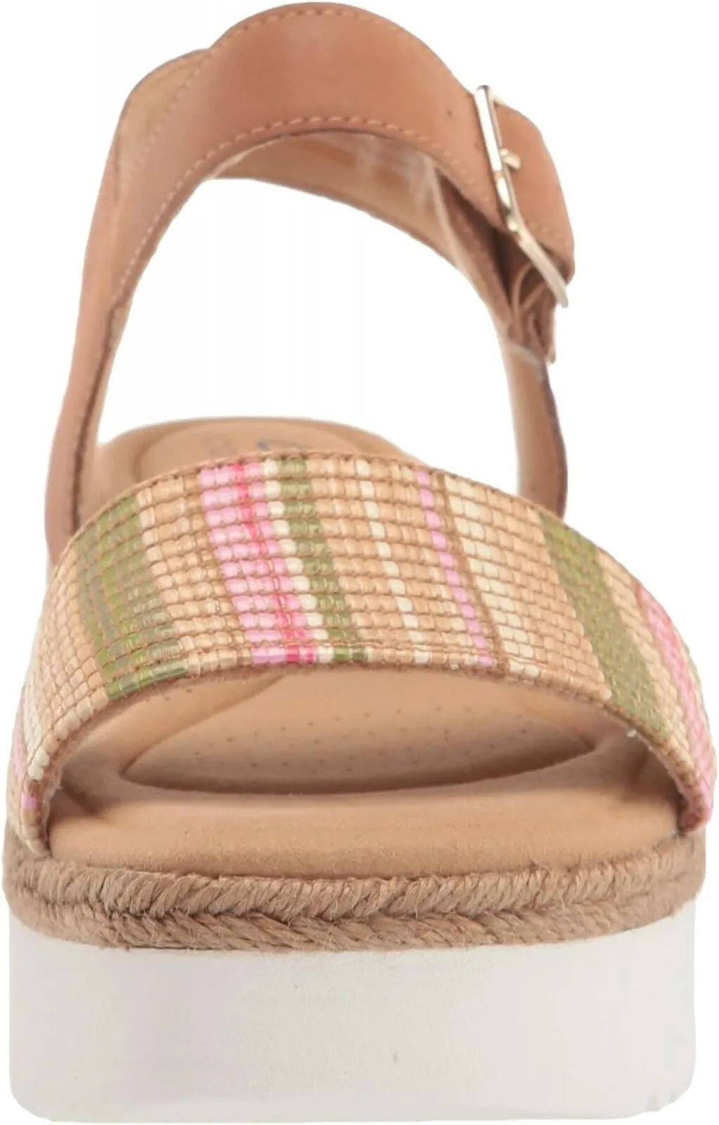 Clarks Women's Lana Shore Flat Sandal 26164475 Light Tan Leather Brown 10M