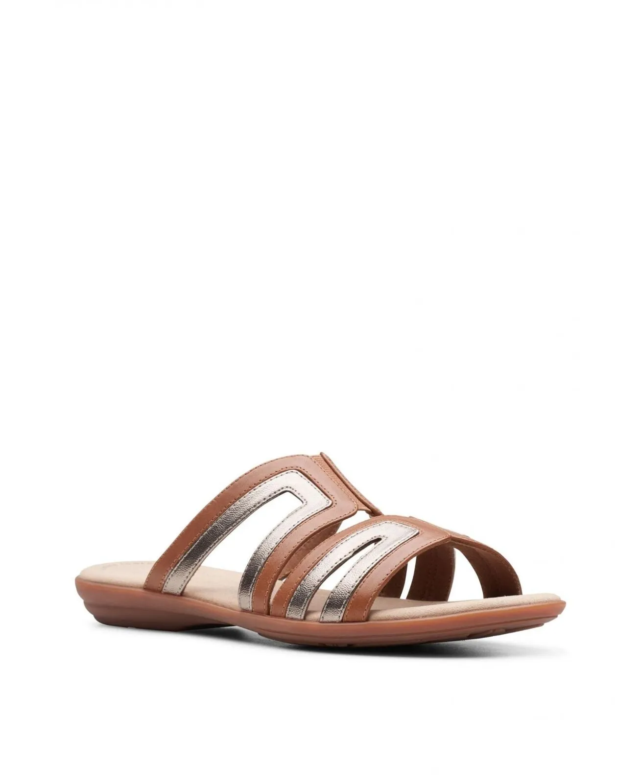 Clarks Women's Lilah Flat Sandal Amputee Replacement Left Shoe Only Tan Brown 7M