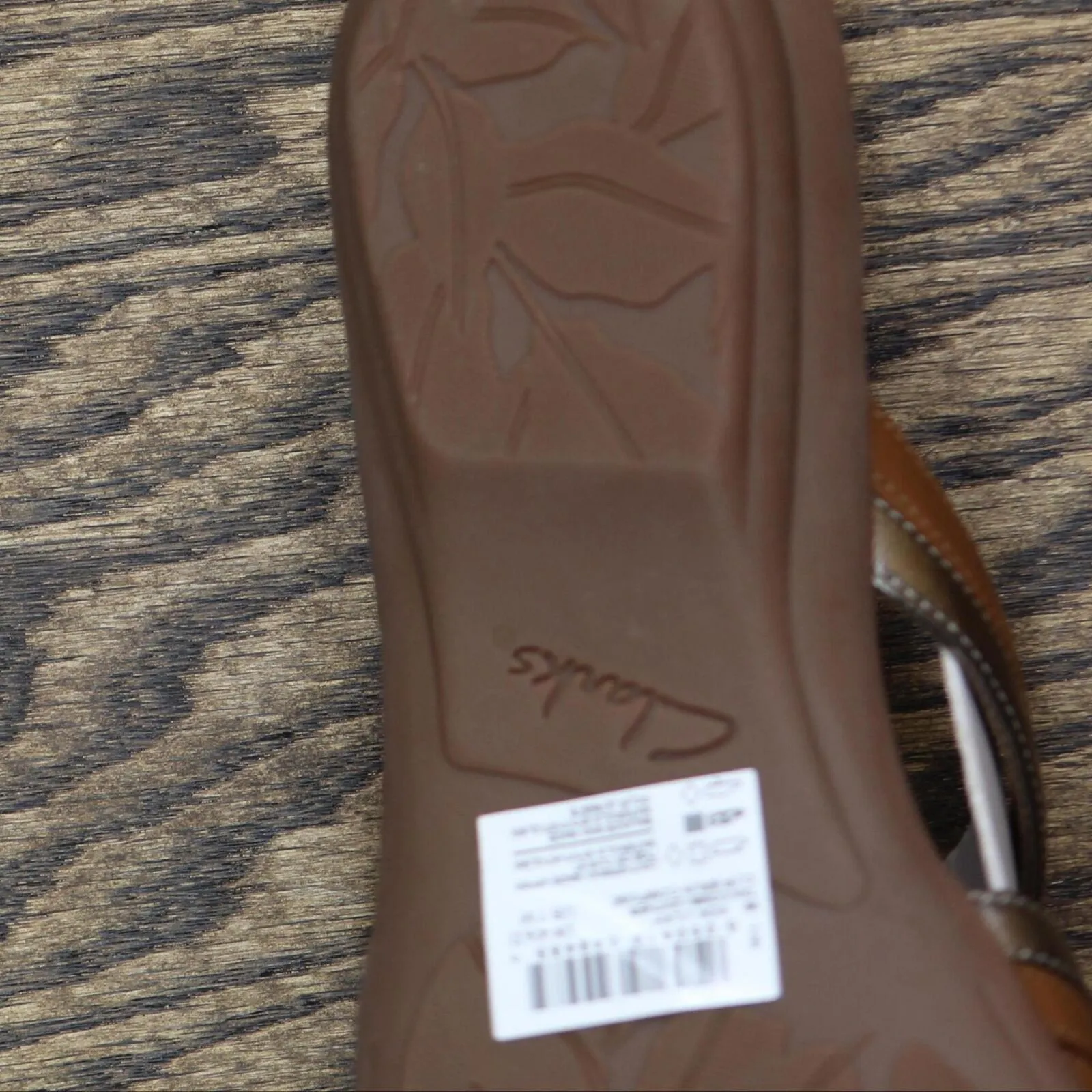 Clarks Women's Lilah Flat Sandal Amputee Replacement Left Shoe Only Tan Brown 7M
