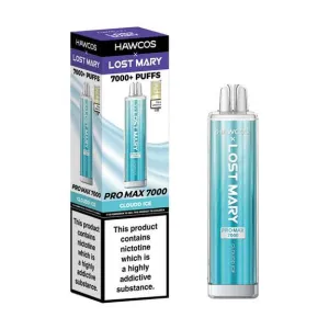 CLOUDD ICE - HAWCOS X LOST MARY PRO MAX 7000 DISPOSABLE VAPE - 20MG(2%)