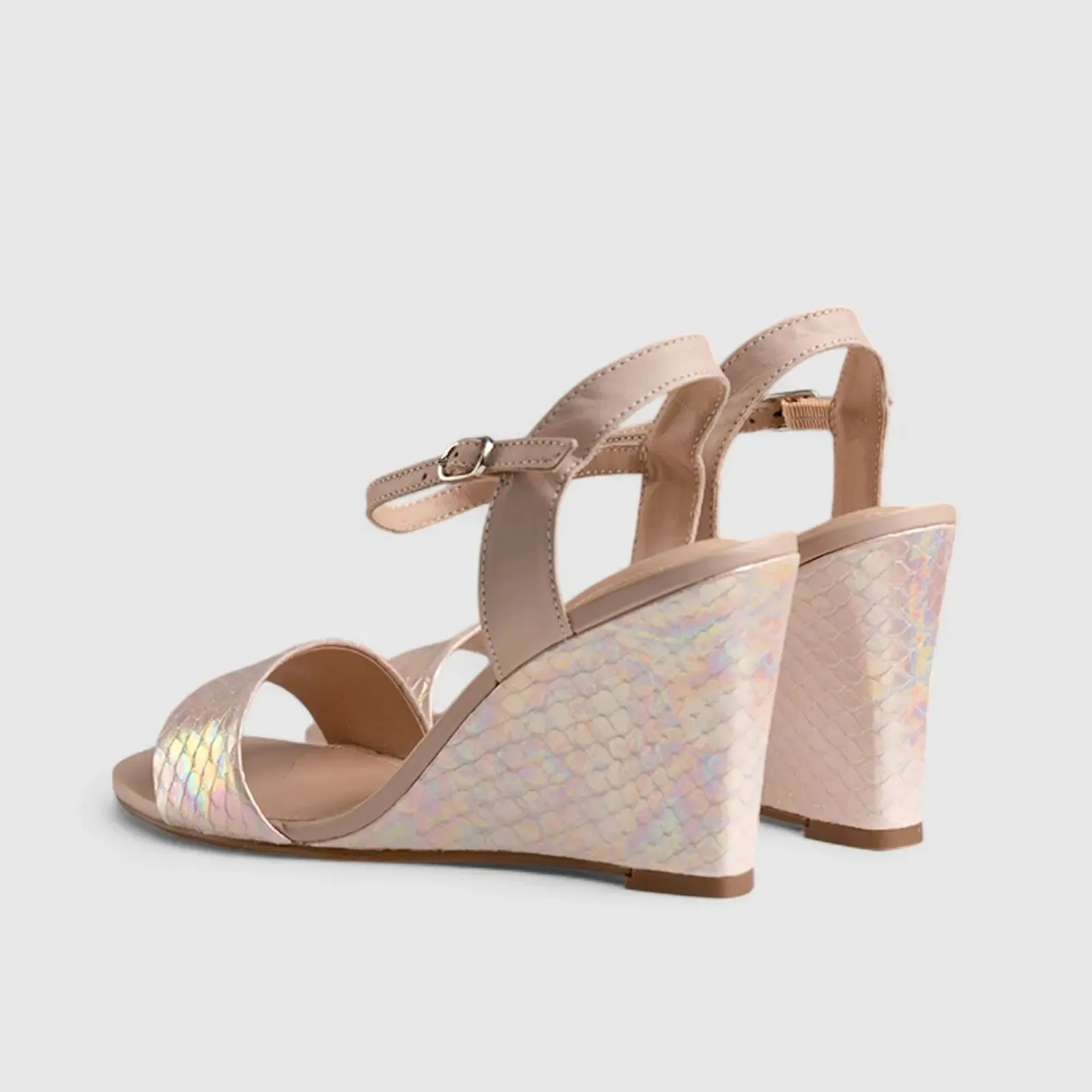 Comfort Wedge Sandal Light Pink 10871