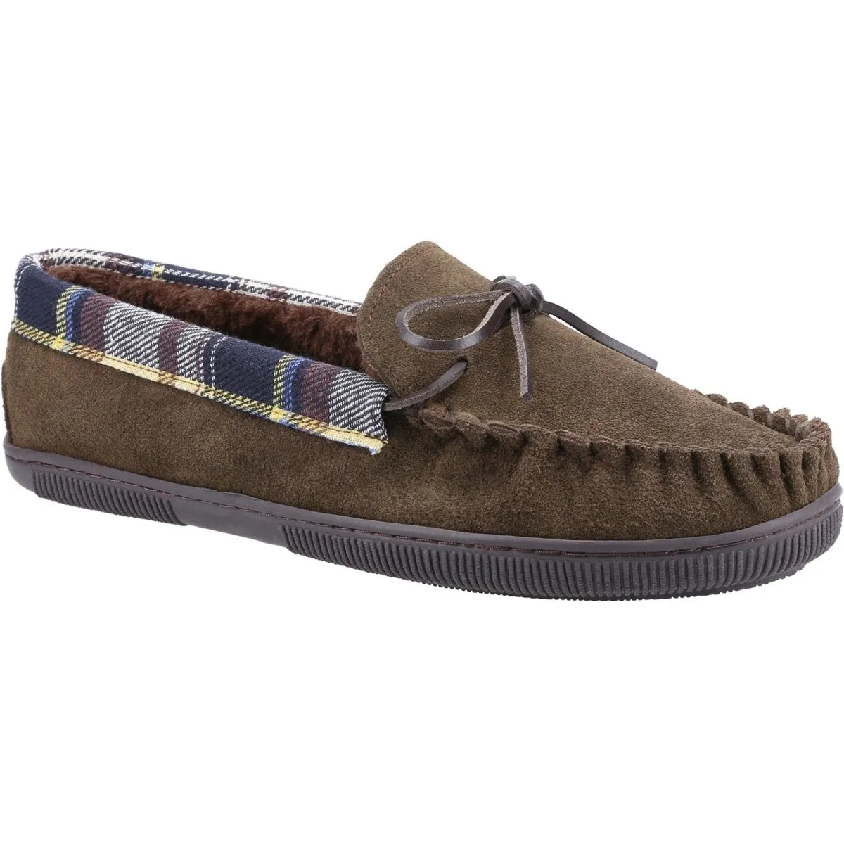 Cotswold Sodbury Suede Mens Moccasin Slippers