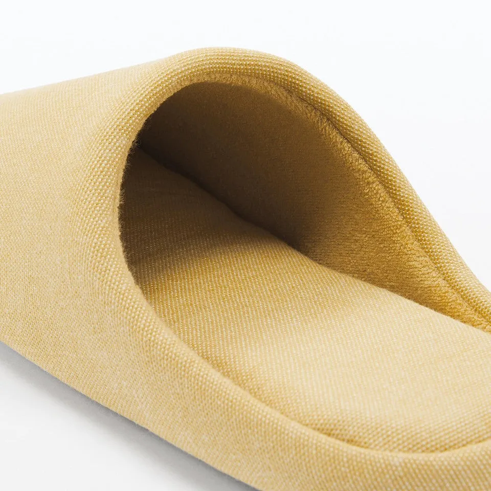 Cotton Insole Slippers - Yellow