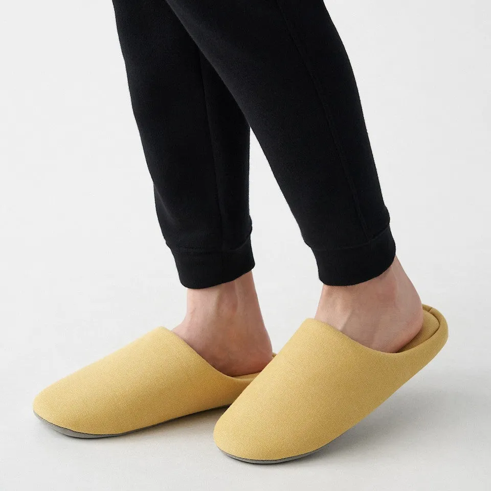 Cotton Insole Slippers - Yellow