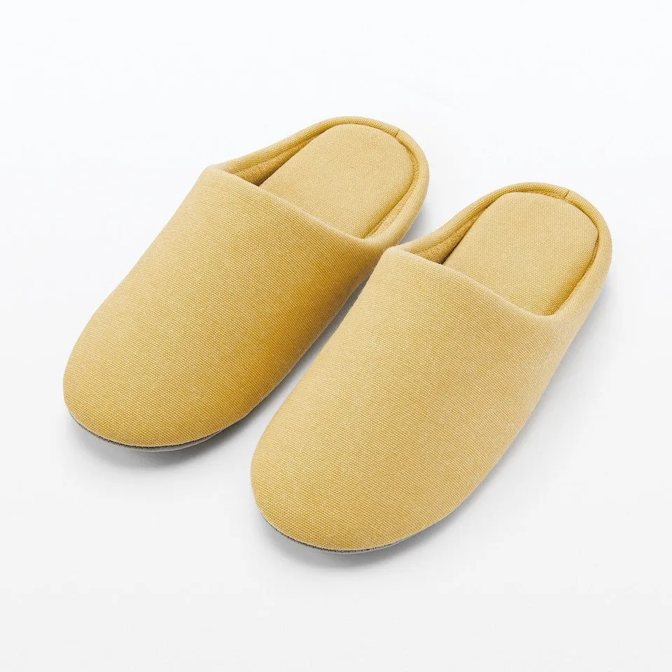 Cotton Insole Slippers - Yellow
