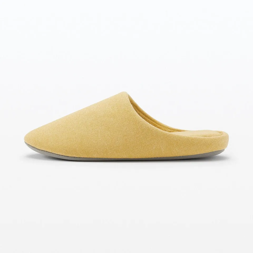 Cotton Insole Slippers - Yellow